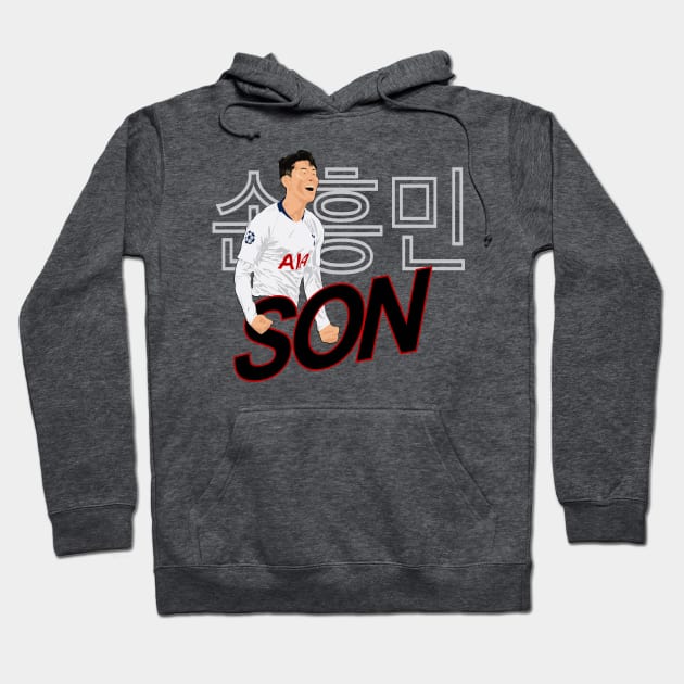 Son Heung Min Shirt Hoodie by RipleyArtShop